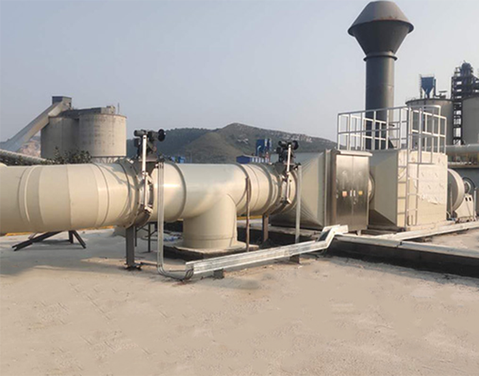 唐山圣龍水泥有限公司回轉窯協(xié)同處置生活垃圾除臭工程2